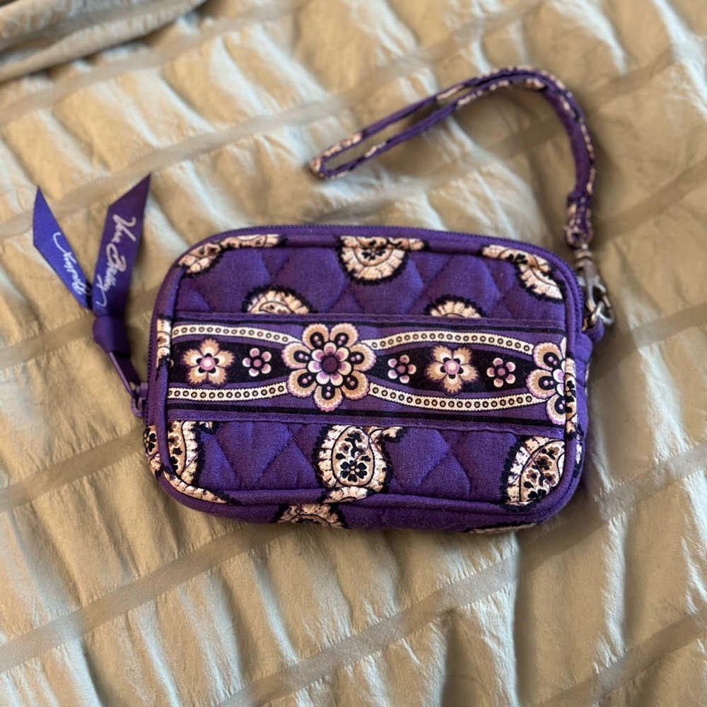 Vera Bradley Purple Wristlet Wallet